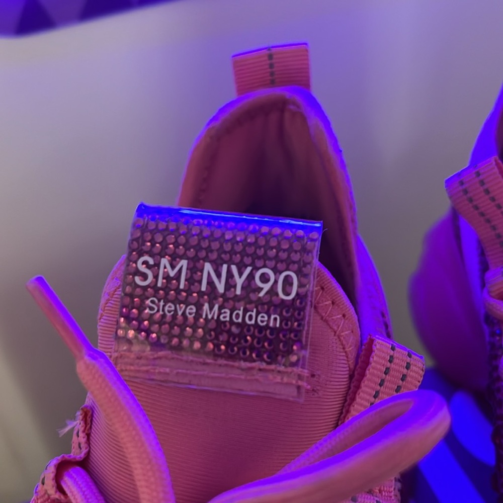 Steve Madden Maxima Hot Pink Rhinestone SMNY90 - Picture 6 of 7